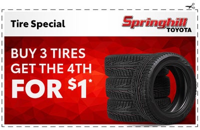 Buy 3 Tires, Get the 4th for $1*