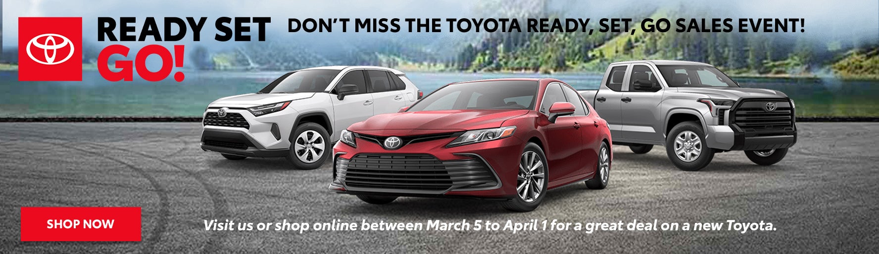 Toyota Ready Set Go Sales Event in Mobile AL