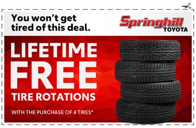 Lifetime Free Tire Rotations